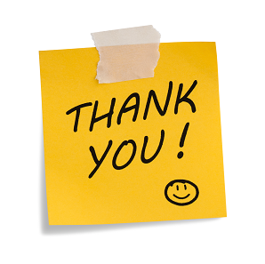 thank you note