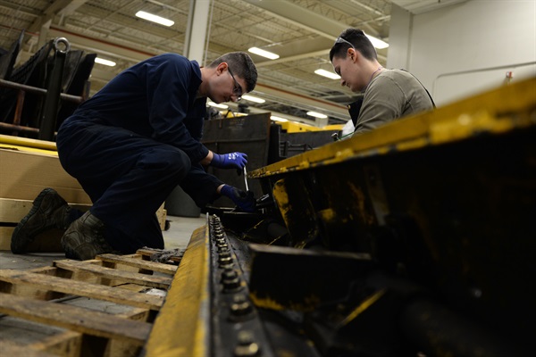 repairing equipment in a facility